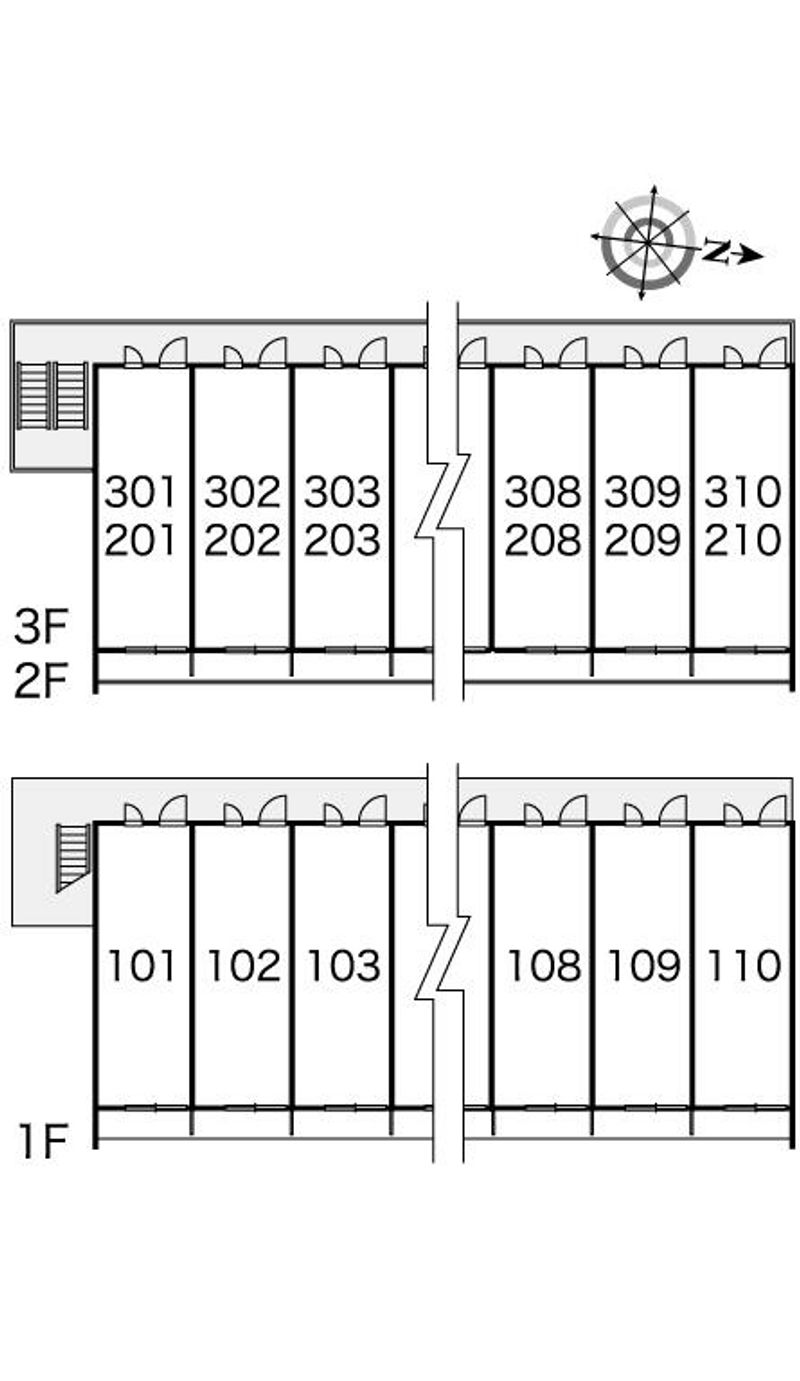 レオパレスＩＹＯ 間取配置図