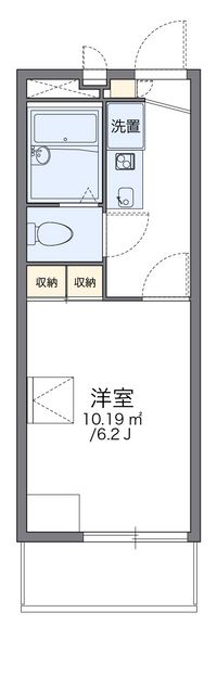 レオパレス柳谷 間取り図