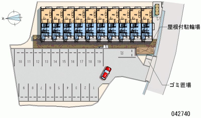 42740 Monthly parking lot