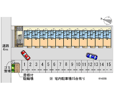 14358 Monthly parking lot