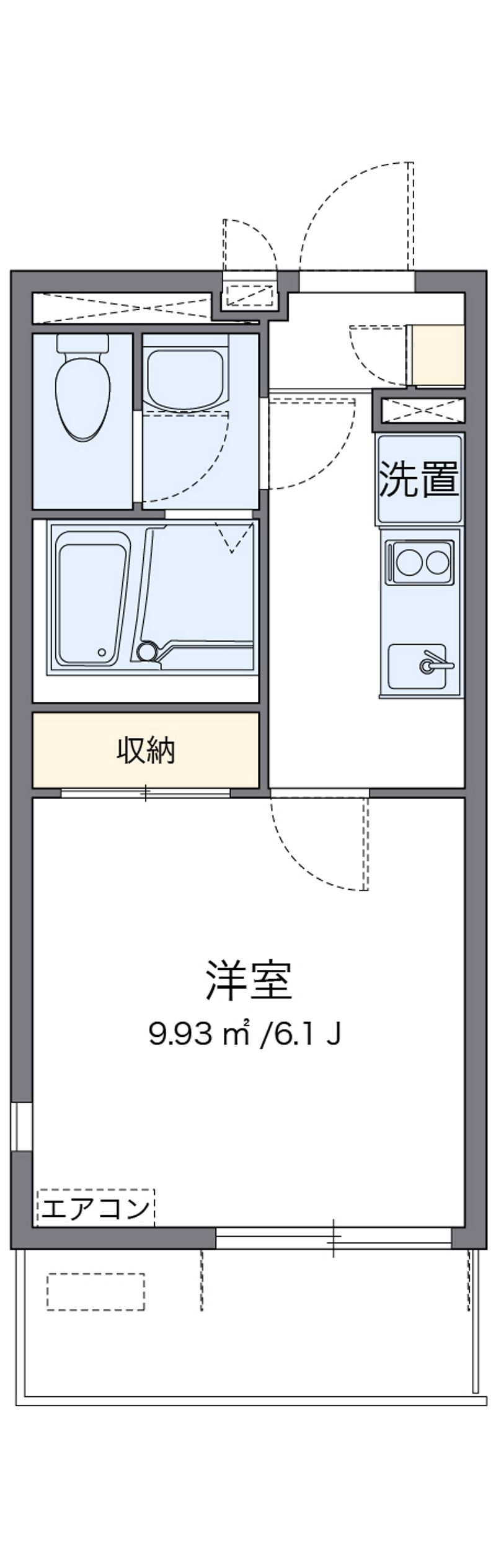 クレイノのぞみＢ 間取図
