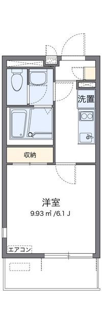 クレイノのぞみＢ 間取り図