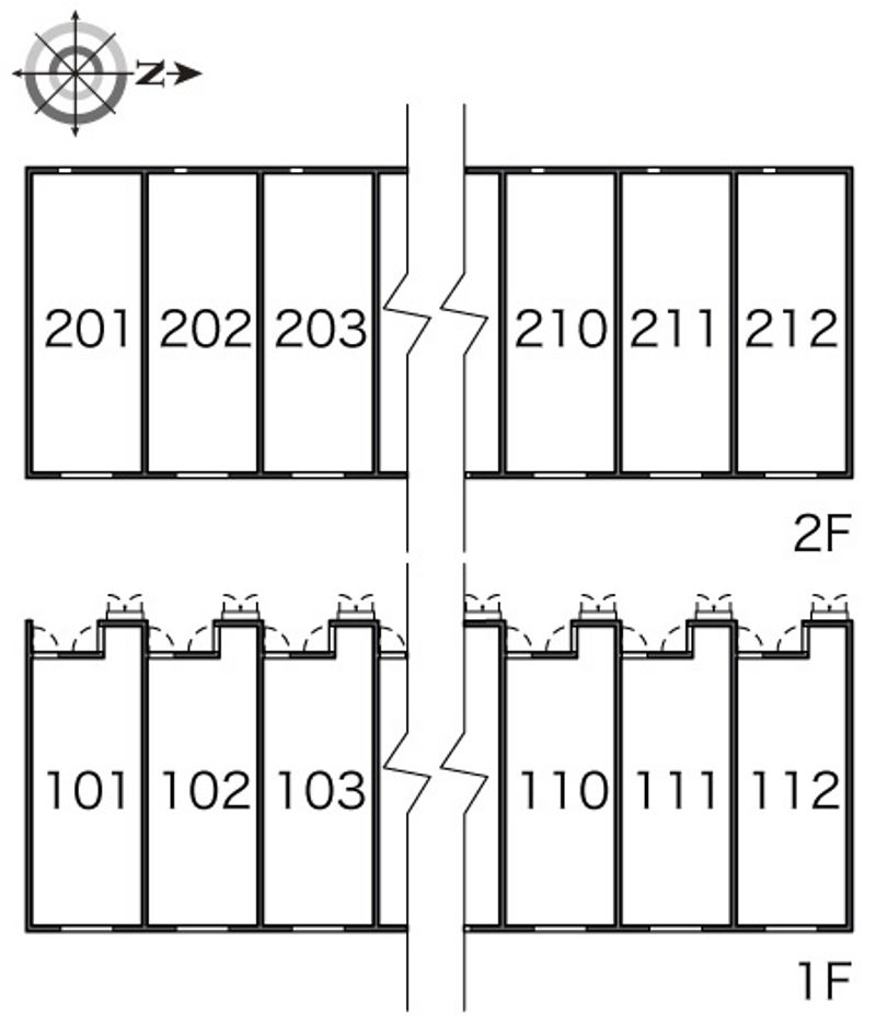 レオネクスト日新敦賀 間取配置図