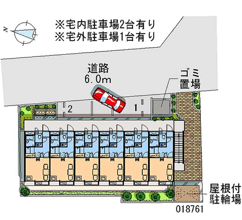 レオパレスマーメイド 区画図