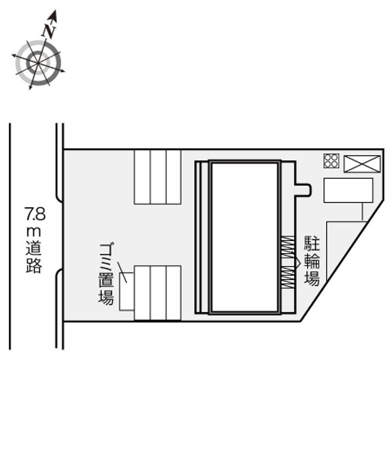 レオパレスＴＡＢＵＣＨＩ 配置図