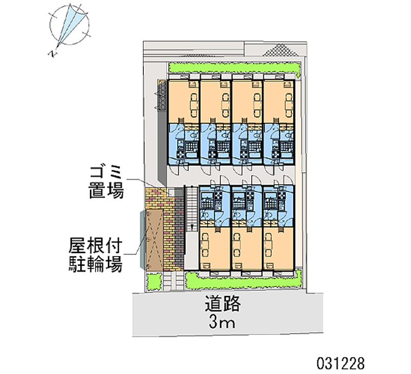 レオパレス大谷 区画図