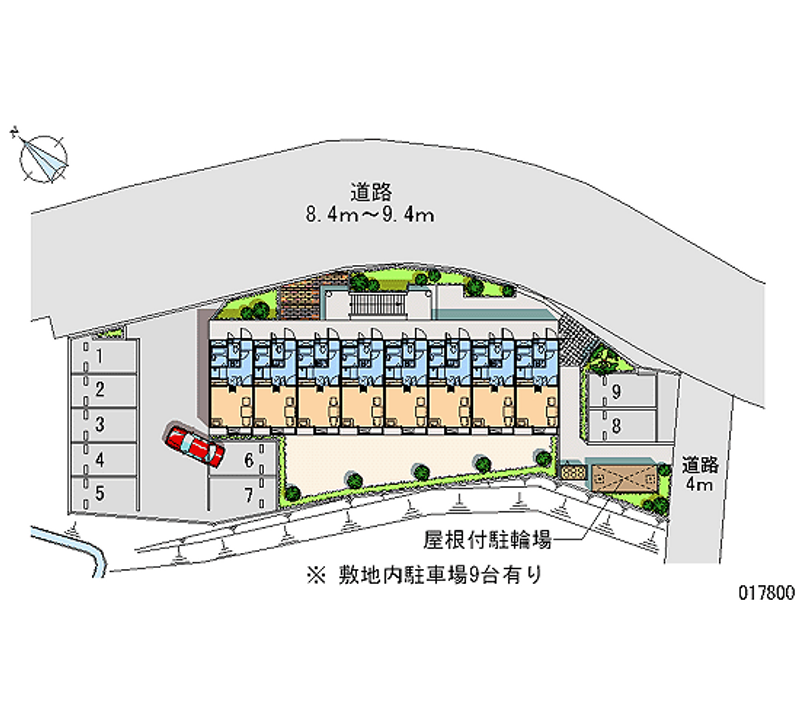 レオパレスアストル 月極駐車場