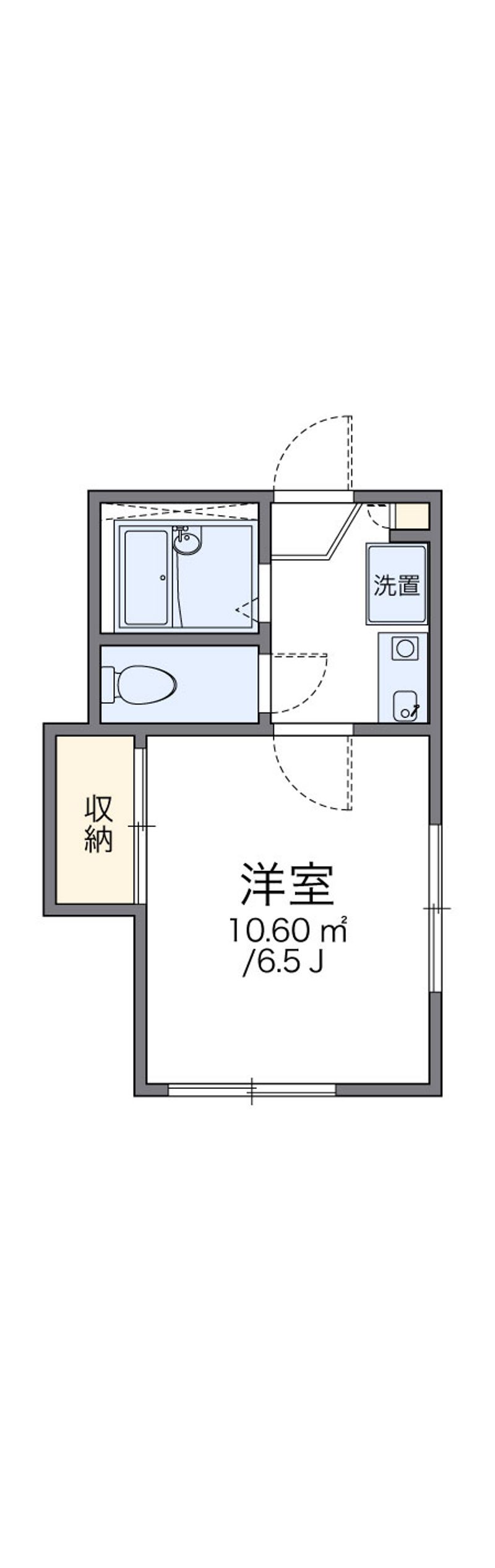 レオパレスアーバン泉 間取図