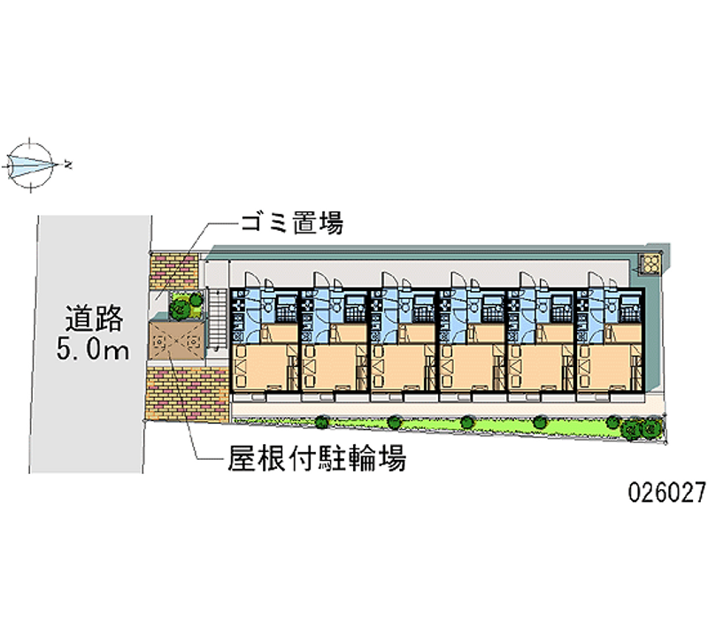 レオパレス昴 区画図