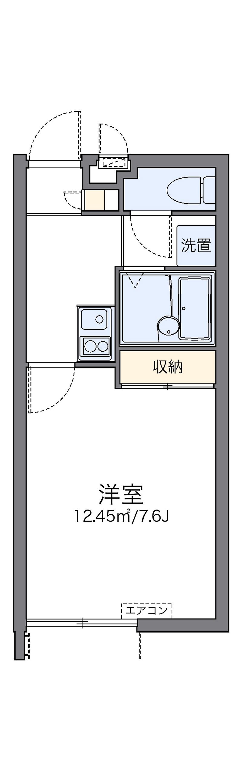 レオパレス石田Ⅱ 間取り