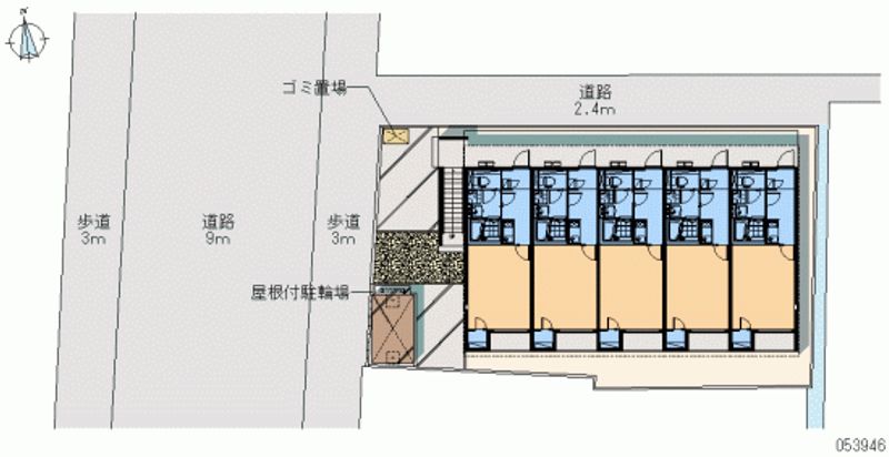 レオネクストグロリア京橋南Ⅱ 区画図