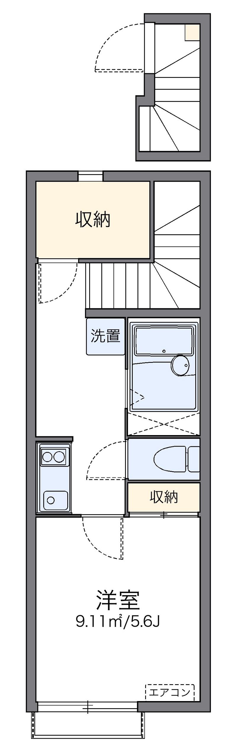 レオネクスト新座ブルー 間取図