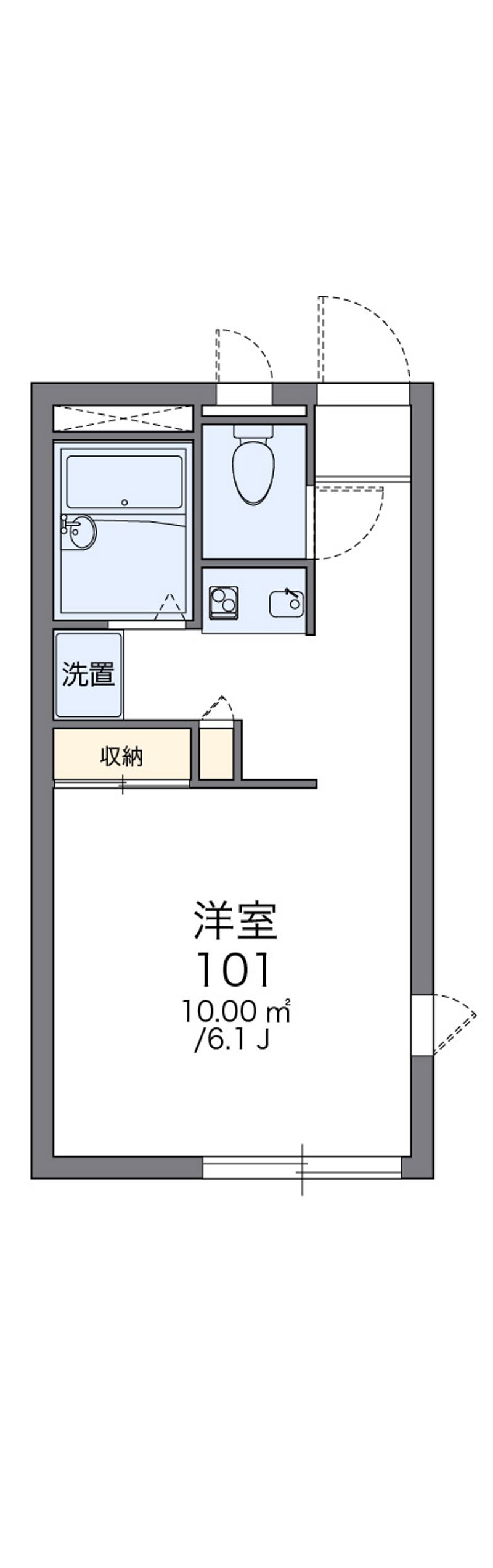 レオパレスＪＯＹ 間取図