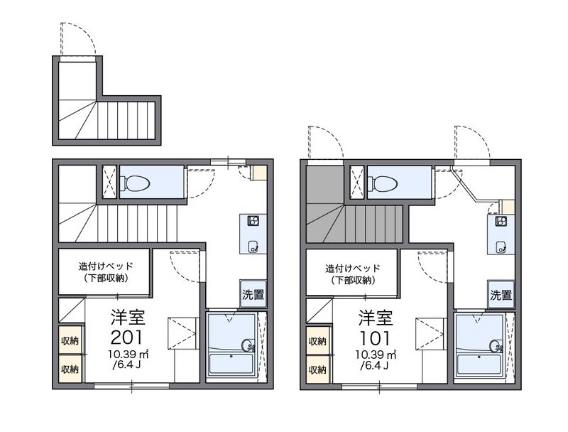 レオパレスノーブル 間取図