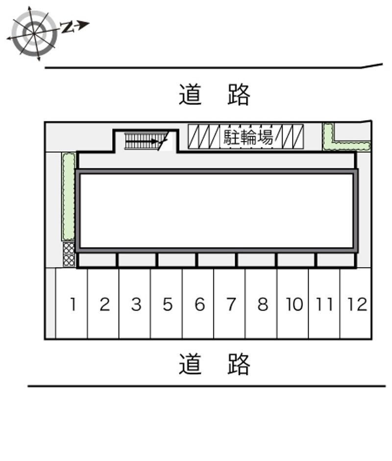 レオパレスＴＨ 配置図