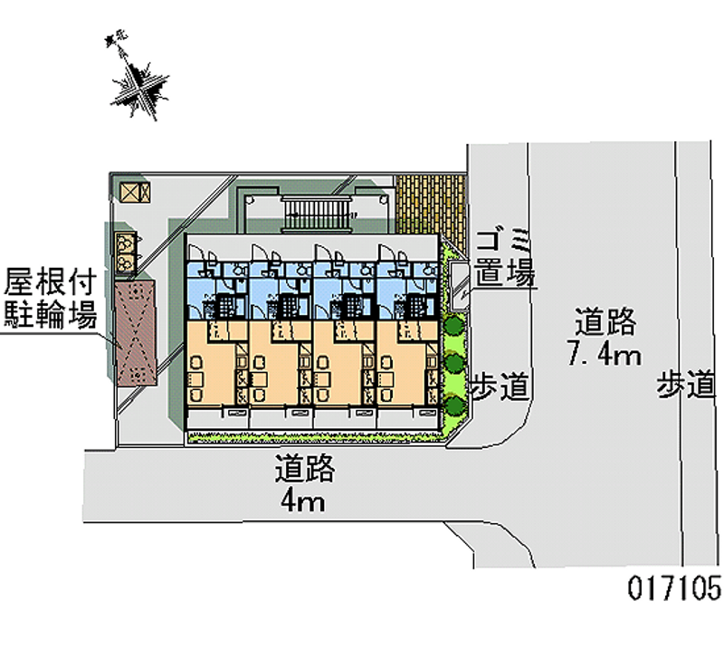 レオパレス池の辺 区画図