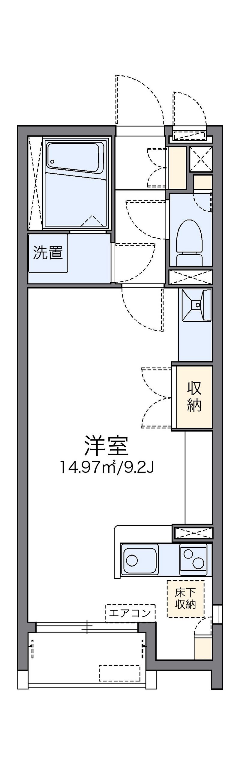 レオネクスト１８番館 間取図