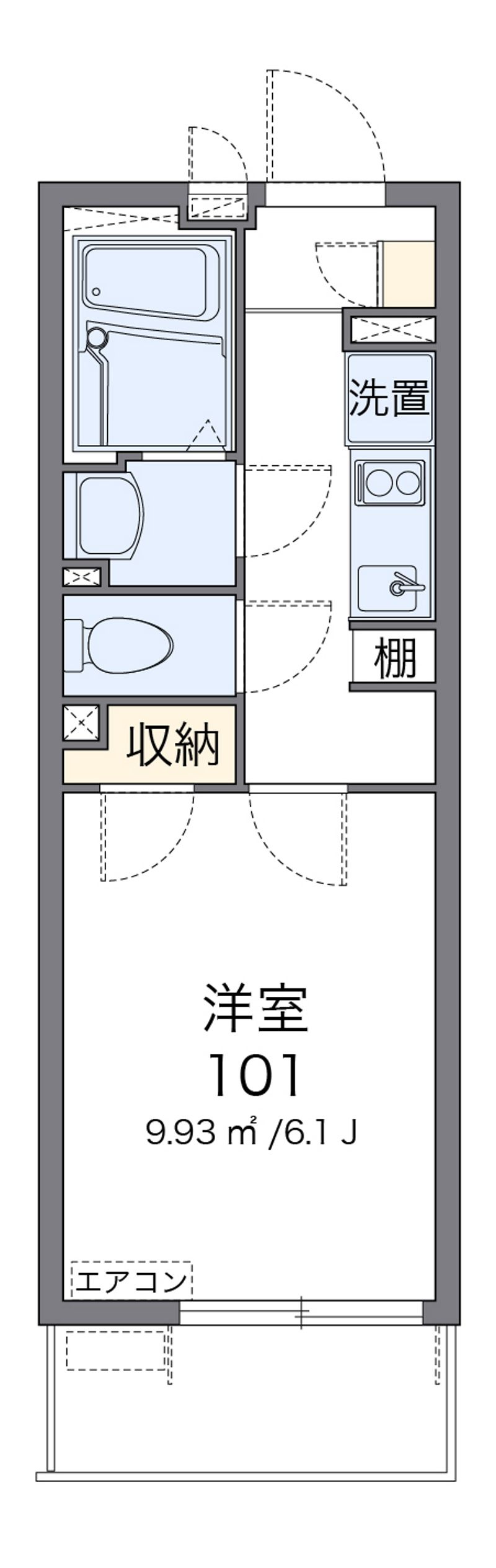 クレイノフラーズ　アント　ルポ 間取図