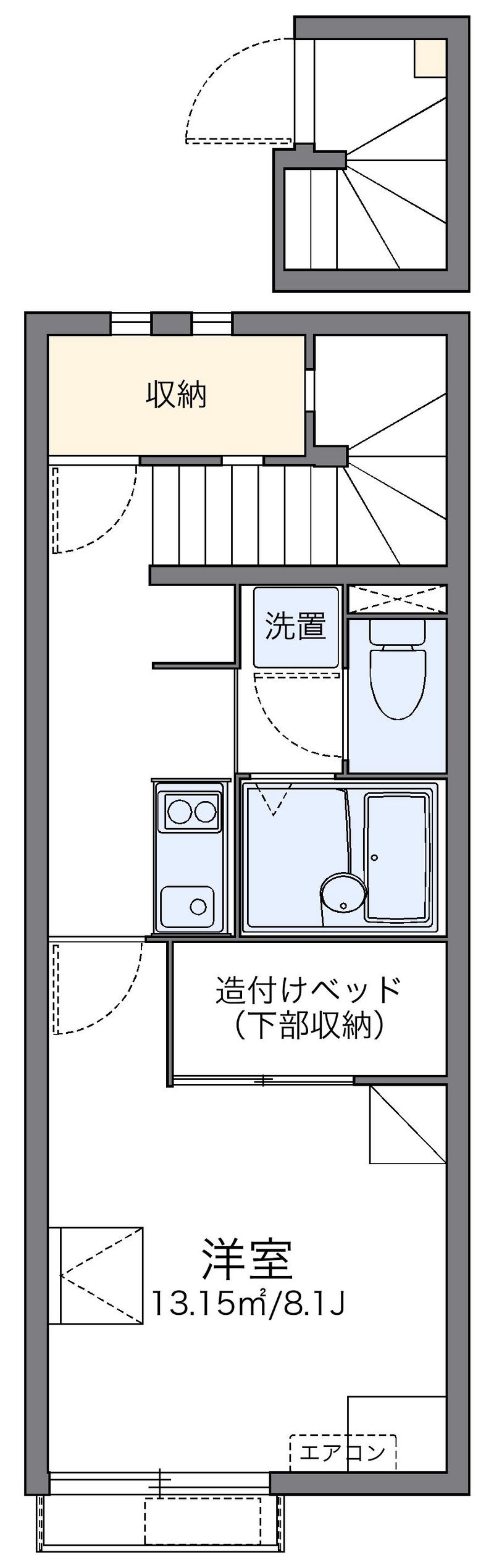 レオネクストＲ＆ＡⅡ 間取図