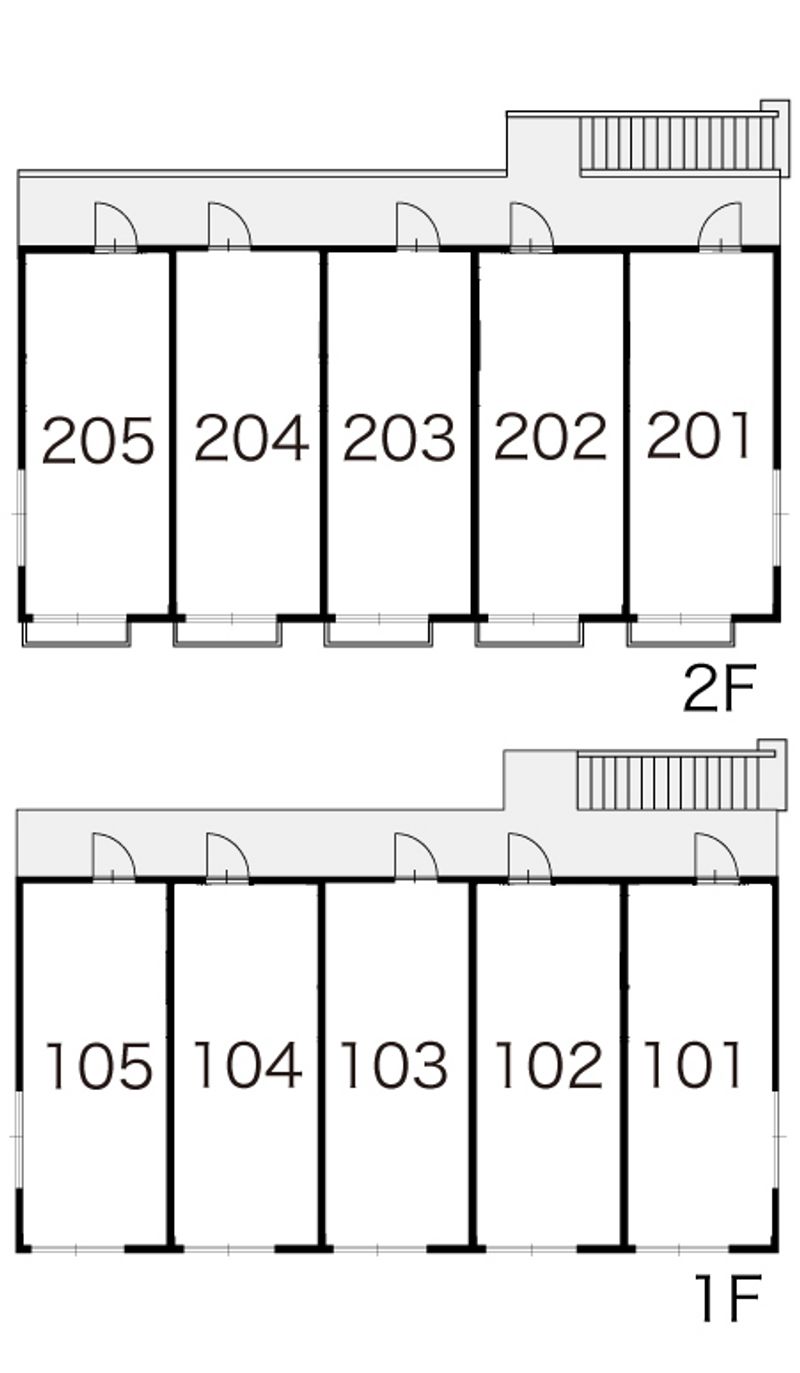 レオパレスアムールⅠ 間取配置図