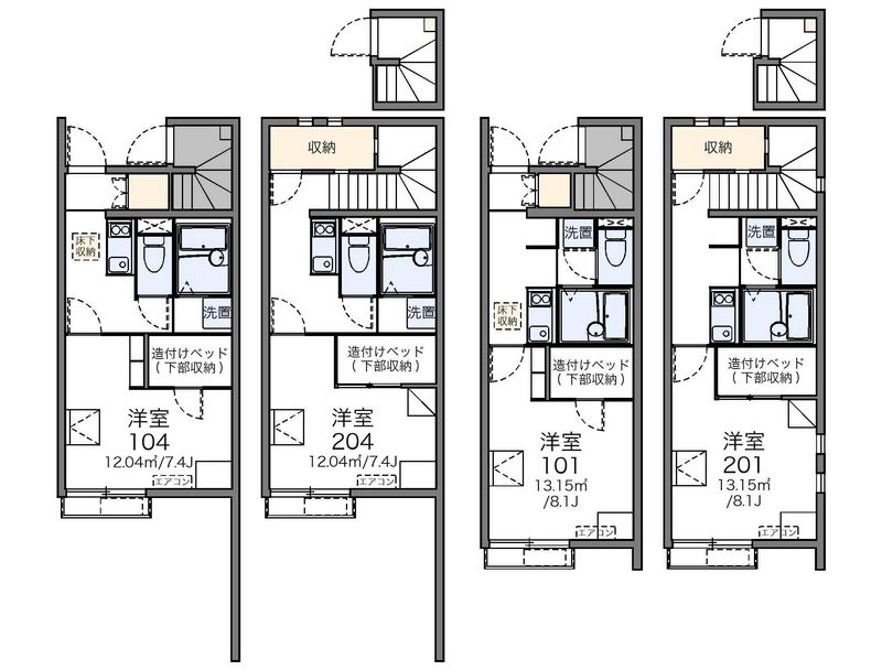 レオネクスト山茶花 間取図