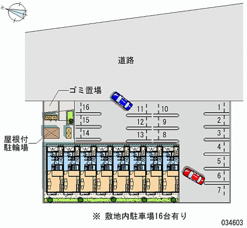 レオパレス南木曽庵２号 月極駐車場