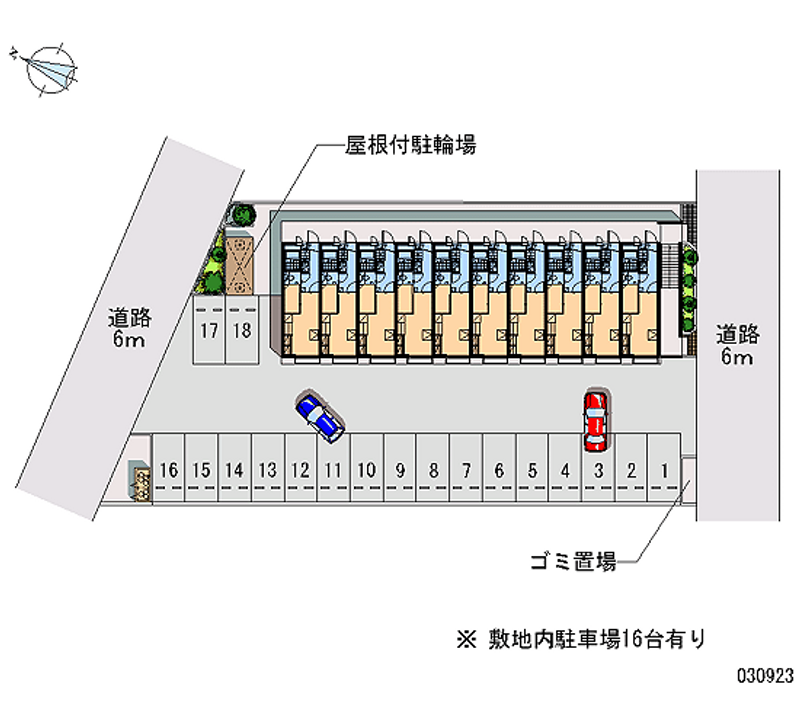 レオパレスＥＮＯＫＩＤＯ 月極駐車場