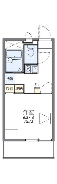 レオパレスグランシャリオ 間取り図