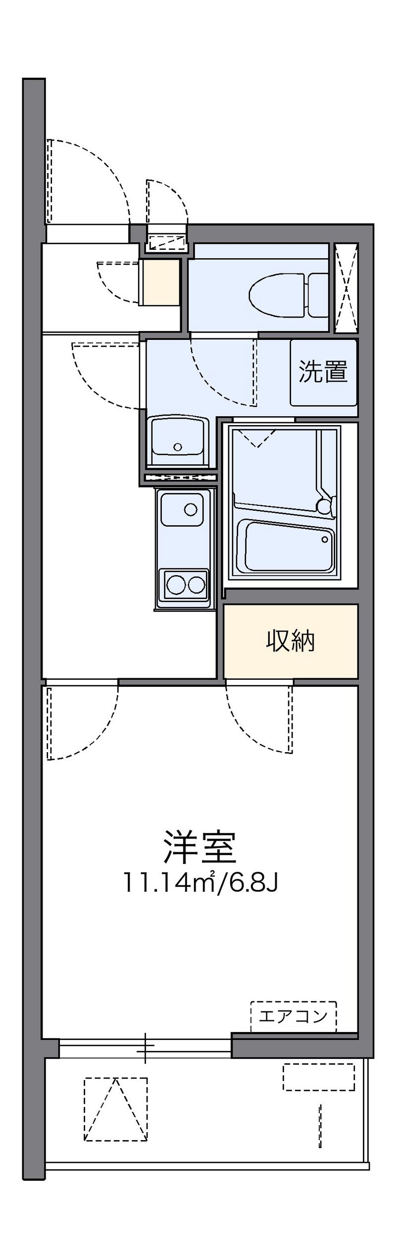 LEONEXT Angers Shinagawa Floor plan
