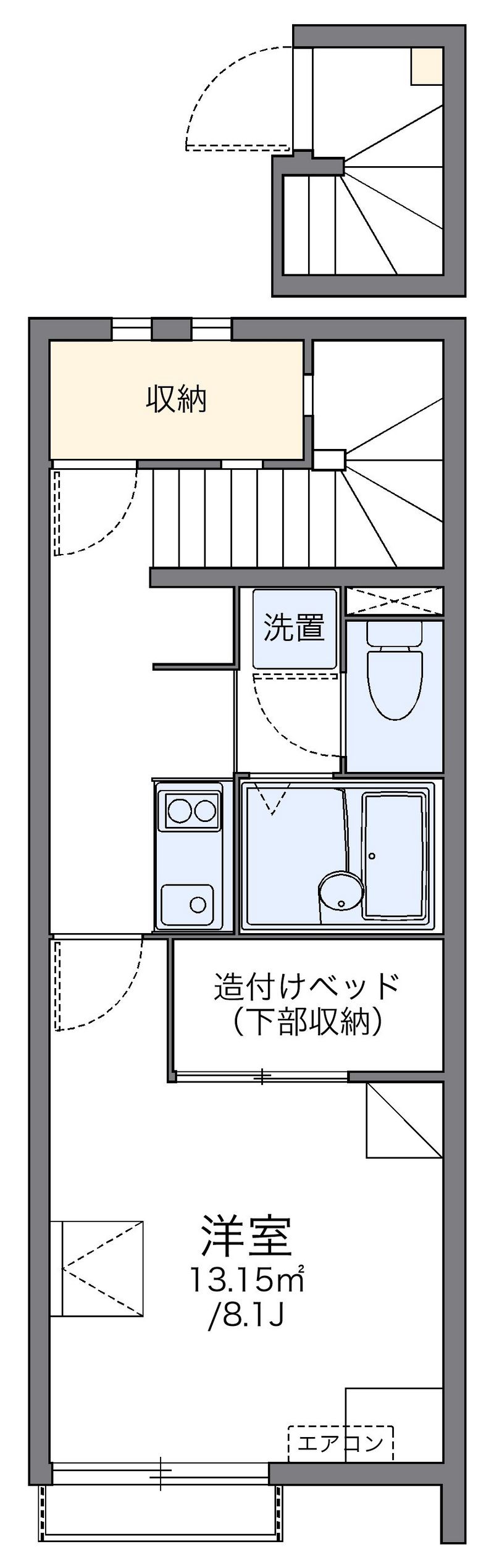 レオネクストヒラサワ 間取図