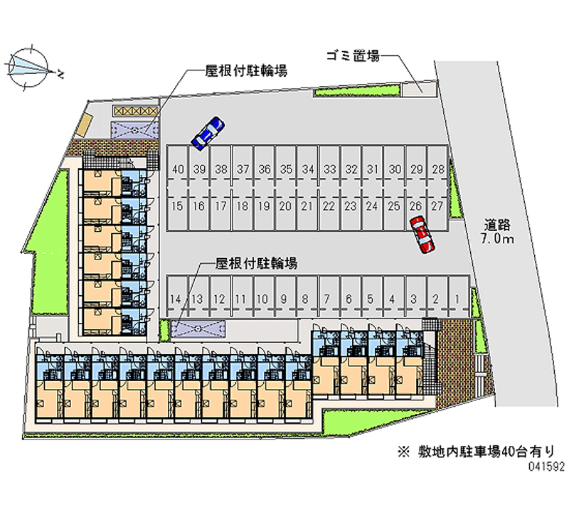 41592 Monthly parking lot