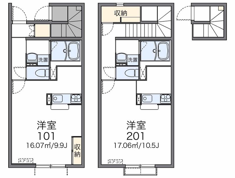 レオネクストブルースカイ 間取図