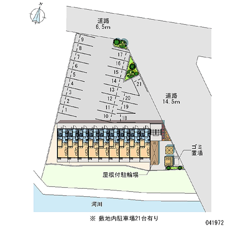 41972 월정액 주차장