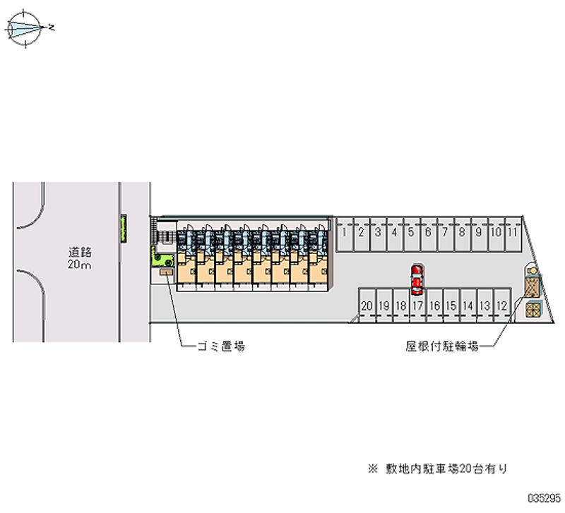 35295 Monthly parking lot