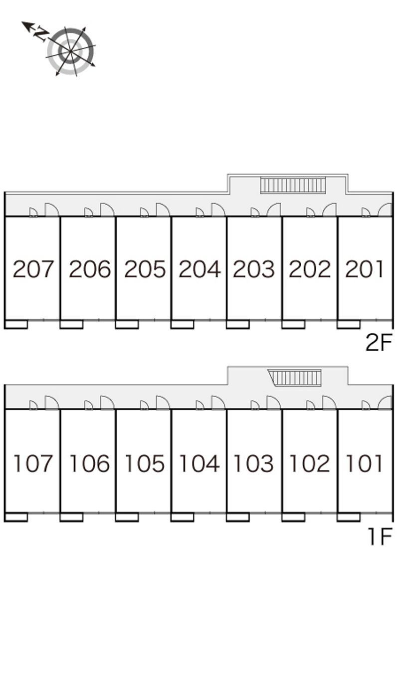 レオパレスＴＡＫＡ 間取配置図