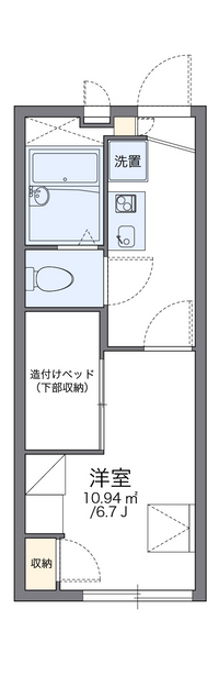 レオパレスヴィーブルⅡ 間取り図