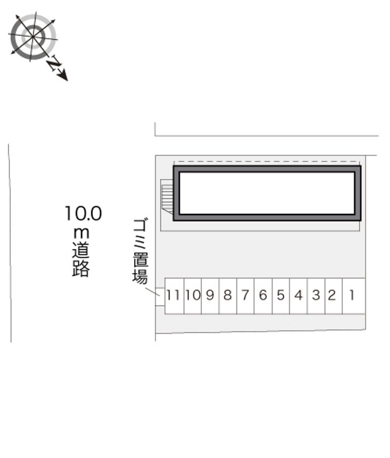 レオパレス潮音 配置図