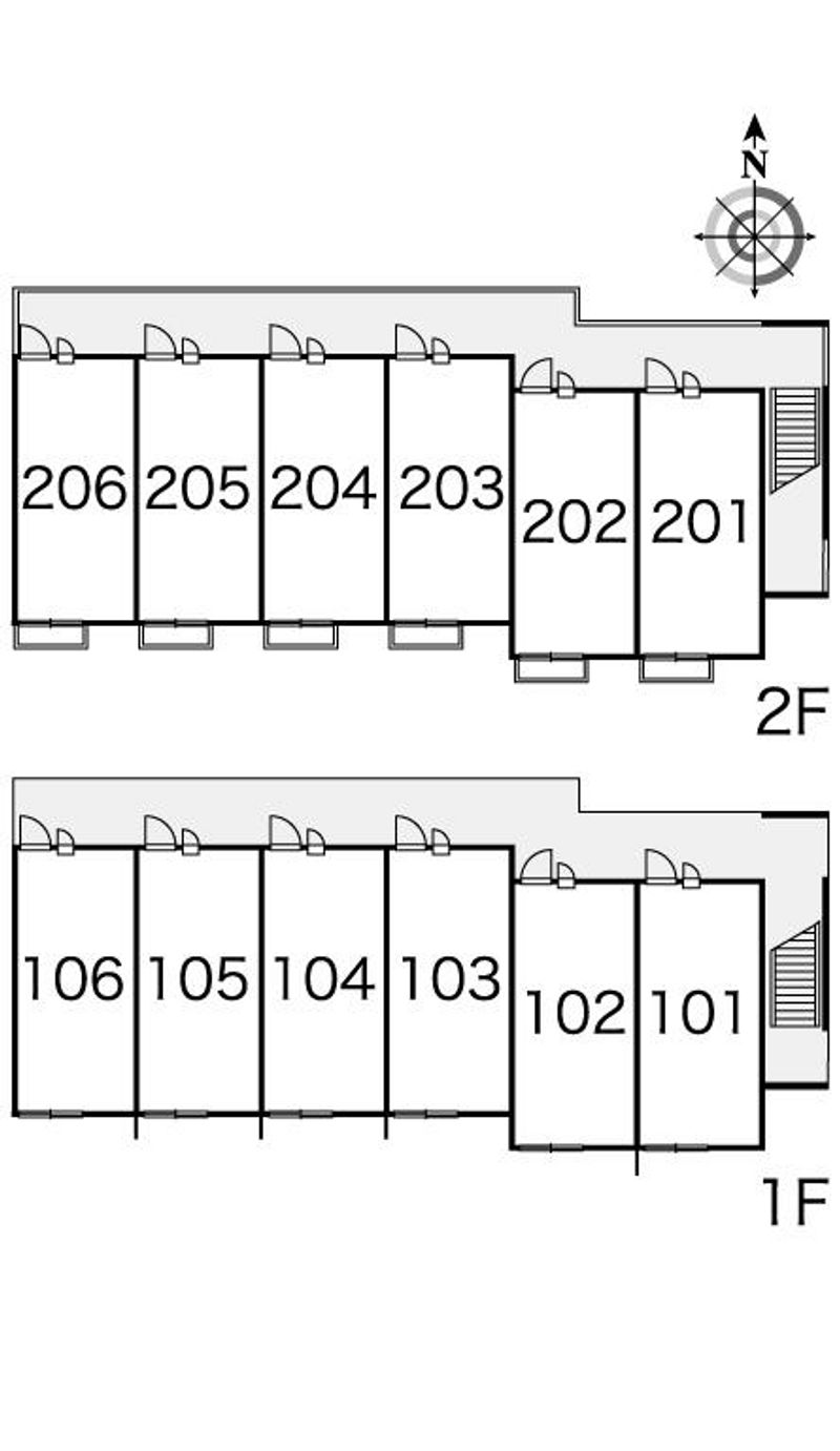 レオパレスＡＳＯＵＤＡ 間取配置図