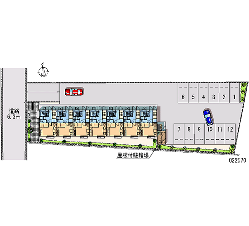 22570 Monthly parking lot