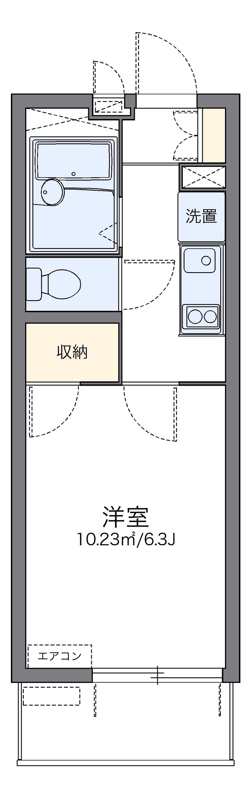 レオパレスアンドゥドゥ 間取り
