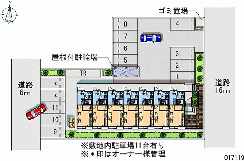 17119 Monthly parking lot