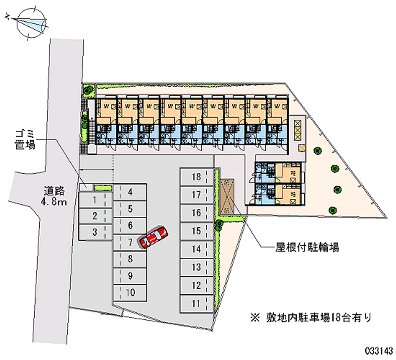 33143 Monthly parking lot