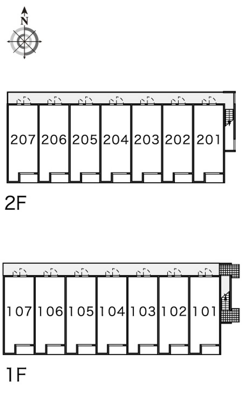 レオネクスト大矢知 間取り配置図