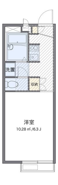 レオパレスエクセル乙高 間取り図