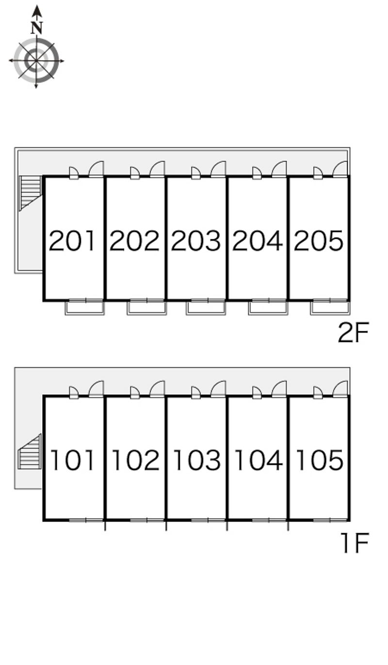 レオパレス宮崎ヒルズ 間取配置図