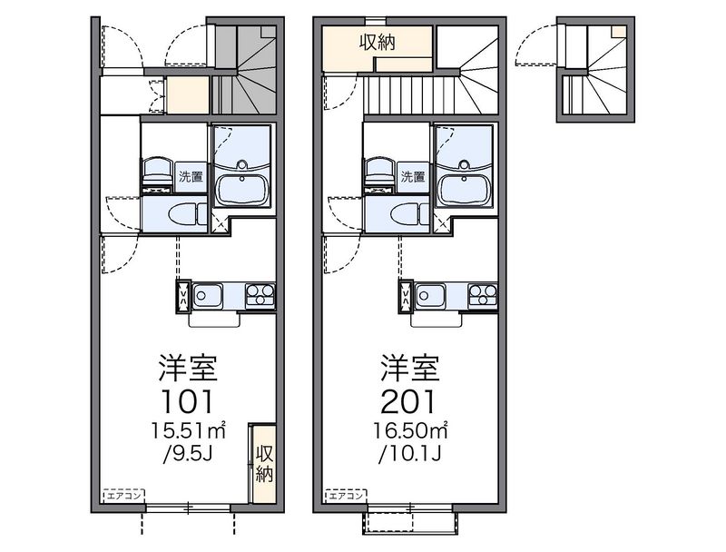 レオネクストフローラ南館 間取図