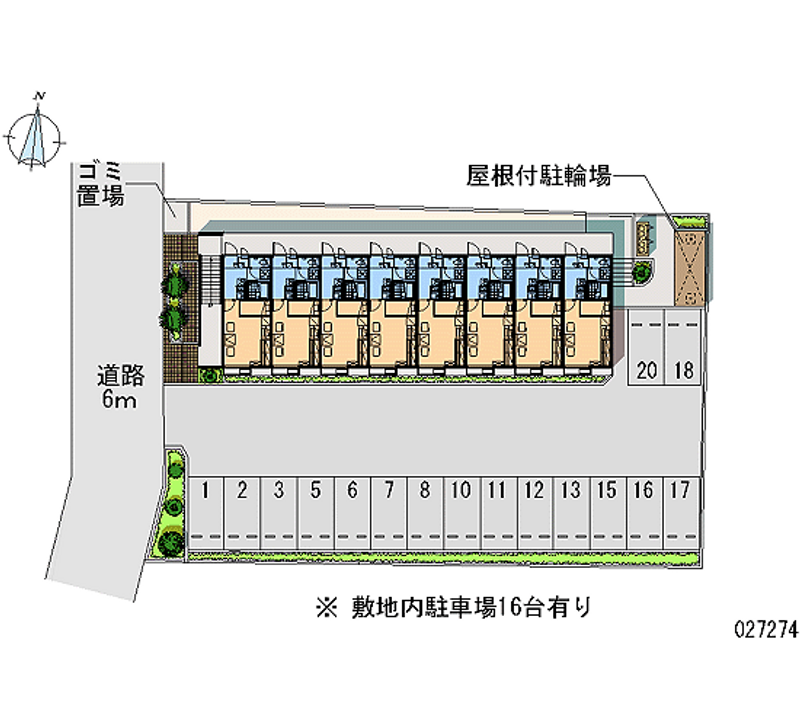 27274 Monthly parking lot