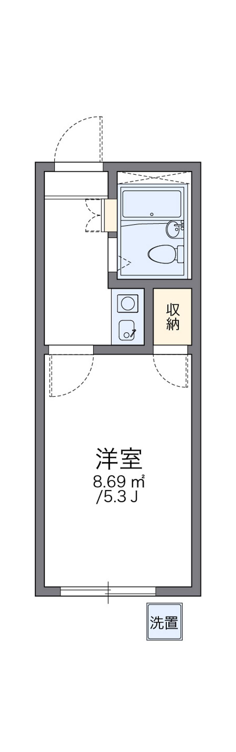 レオパレスＯＣＴ 間取図