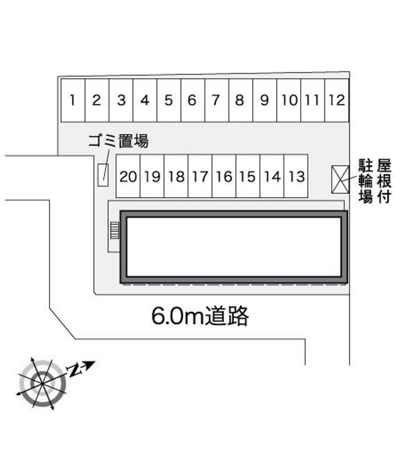 レオパレスグレイスコートⅡ 駐車場