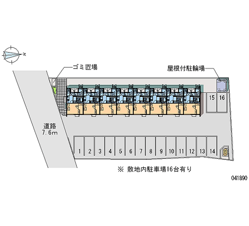 41890 bãi đậu xe hàng tháng